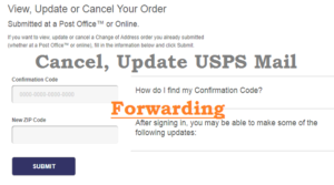 usps mail temporary forwarding form
