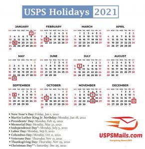 USPS Holidays 2021: Is Mail Delivery Today?